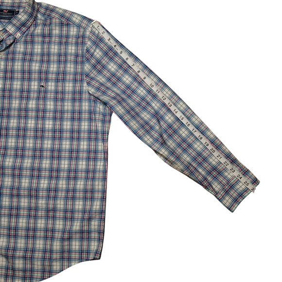 Vineyard Vines Plaid Classic Fit Tucker Button Down Shirt - Picture 3 of 8